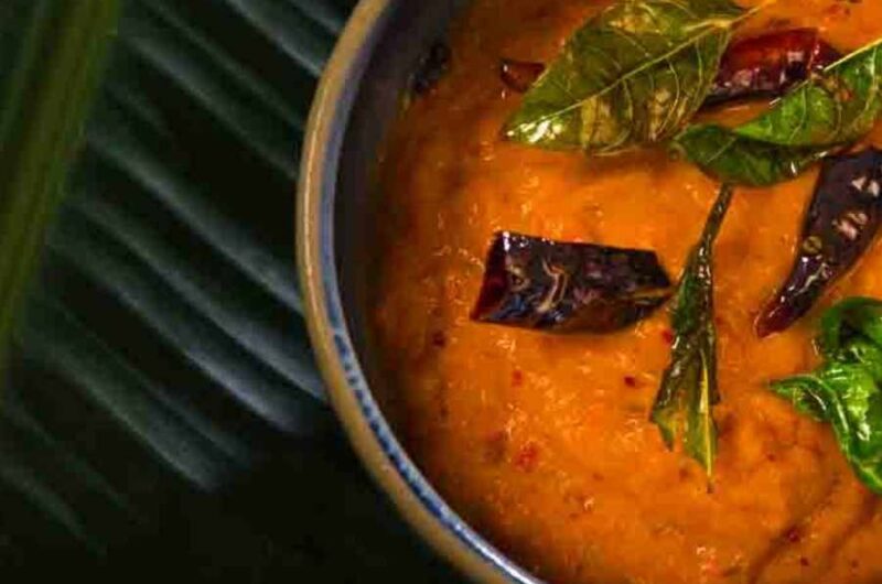 South Indian Tomato Chutney/ Dip