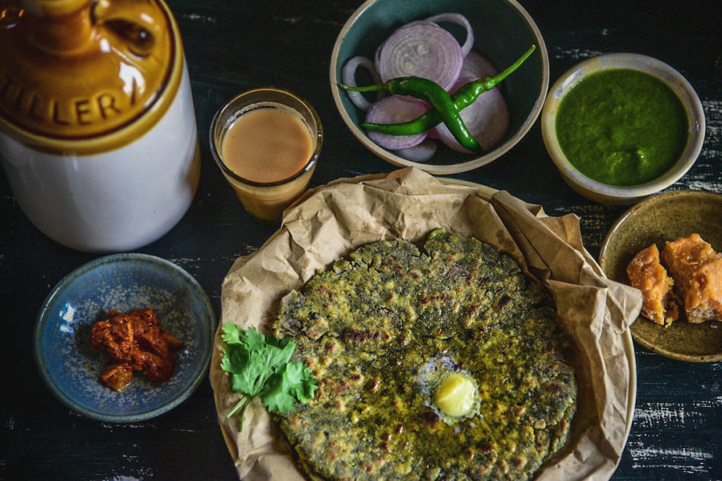 Gluten-free Methi or Fenugreek paratha recipe