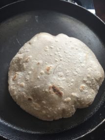 cooked chapati